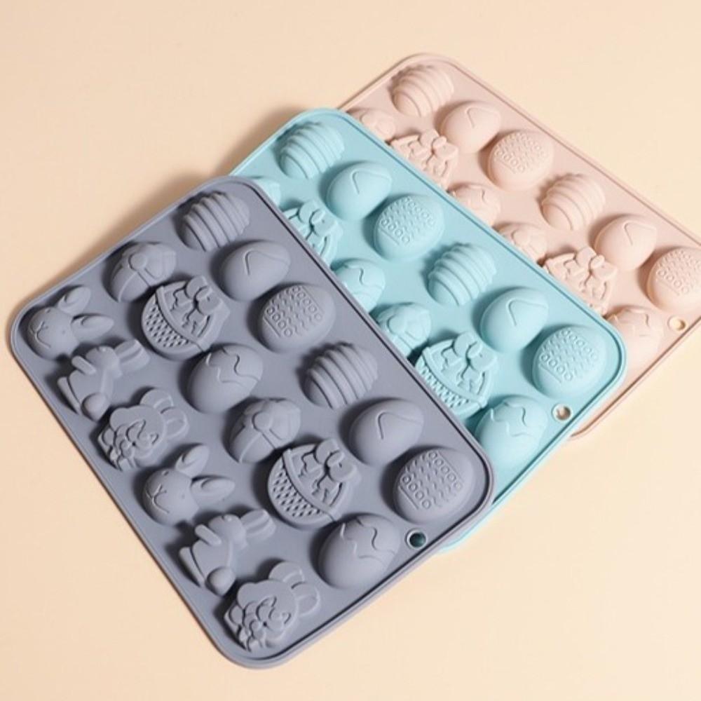 Rabbit Shape Chocolate Cookie Mold Non-stick Baking Mould Jelly Mold Cake Decor Mold Kitchen
