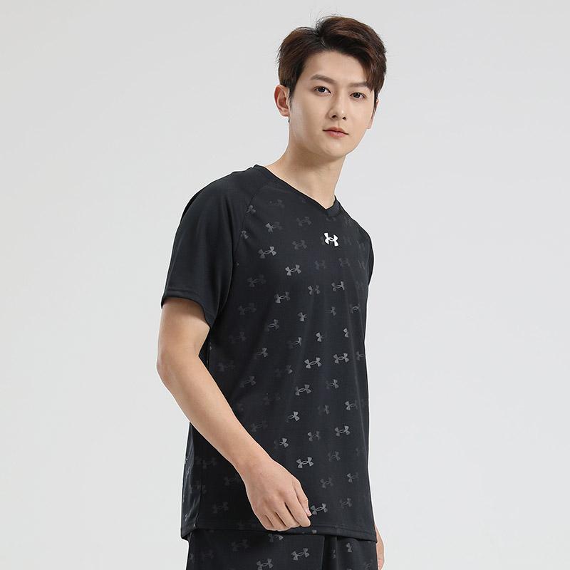 Under Armour Tech Printed Short Sleeve T-Shirt Unisex Black 21500531-001
