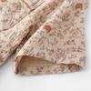Women's Summer Cotton Crepe Pajama Set - Short-Sleeved Lapel Top, Trousers & Shorts