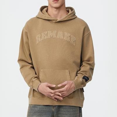 380G Herbst und Winter Amerikanischer Retro Kapuzenpullover Herren Locker Große Größe Junge Männer Kleidung Trendiges Oberteil Herrenbekleidung