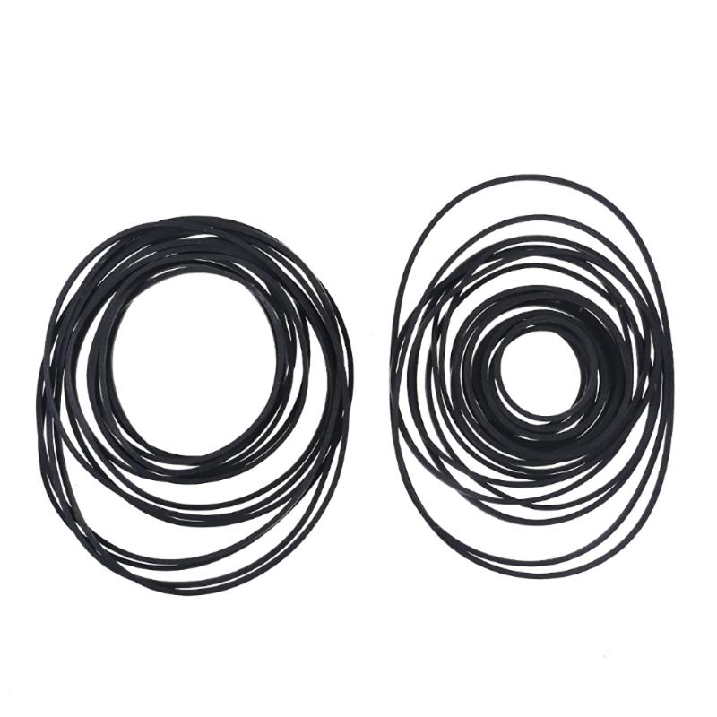 5PCS Universal 50-145mm Cassette Tape Machine Ruber Belt 1.5mm Width Common Belt for Recorders  DVDs Drives