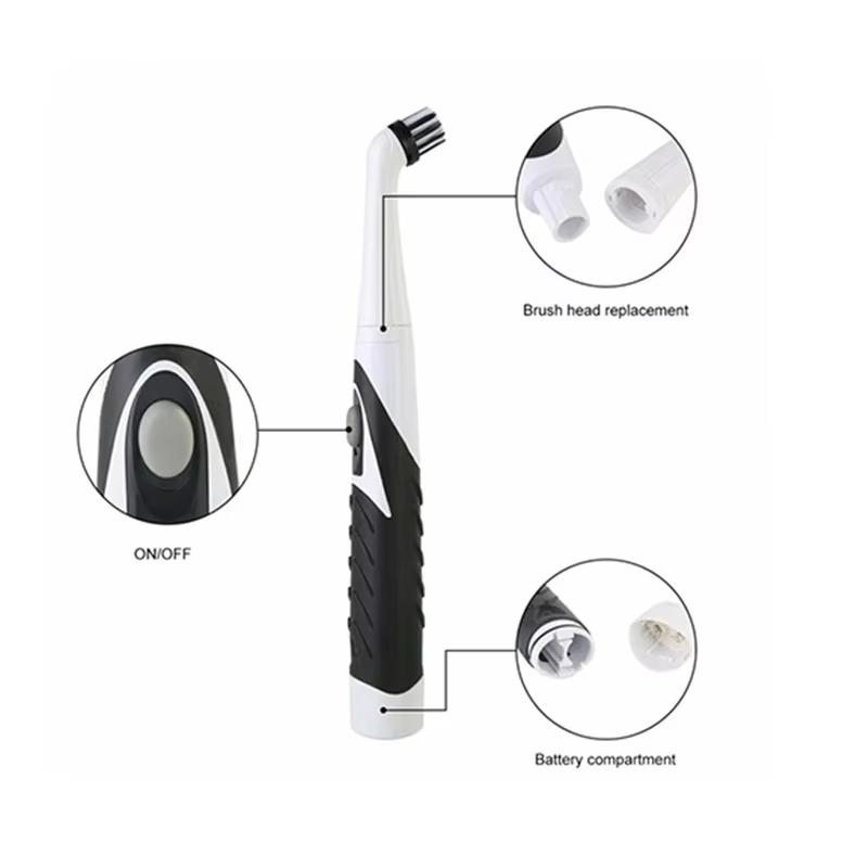 4PCS Household Cleaning Brush Soft Bristled Multifunctional Tool for Kitchen Bathroom Gap Corner Tile Scrubbing