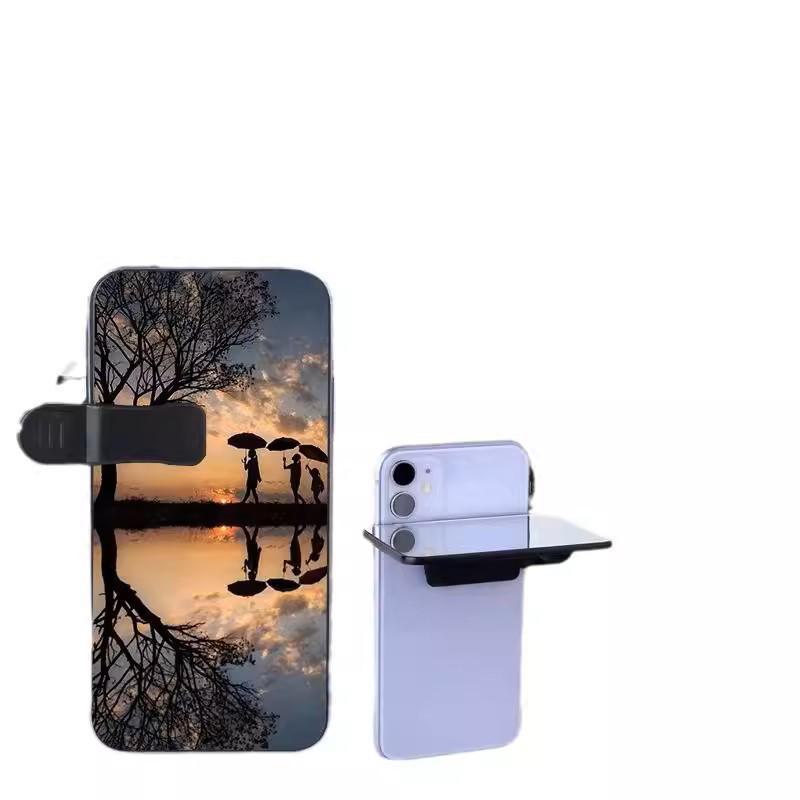 Universal Mobile Phone Reflection Clip for Travel Selfies and Photography