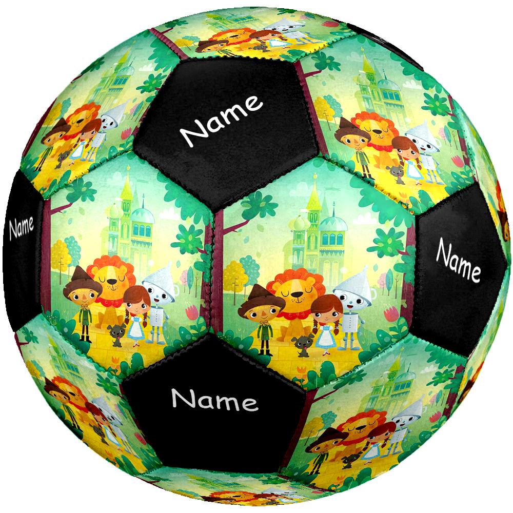 Custom Name Alice in Wonderland Theme Size 5 Soccer Ball, Suitable for Both Indoor and Outdoor Matches, a Gift Suitable for Everyone.