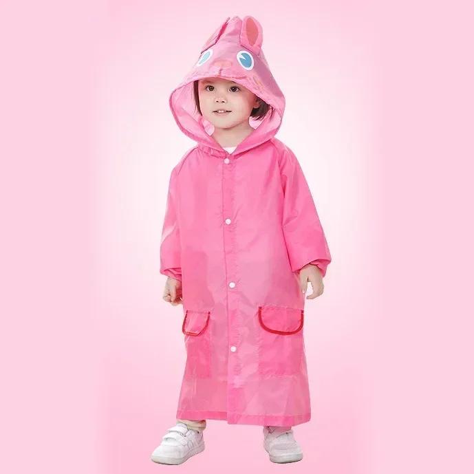 Kids Raincoat Cartoon Animal Style Outdoor Waterproof Kids Raincoat Boys Girls Rainwear Baby Raincoat Children Rain Poncho