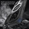 For iPhone 17 Pro Max Case Compatible with MagSafe PC+TPU Kickstand Phone Cover with Lanyard