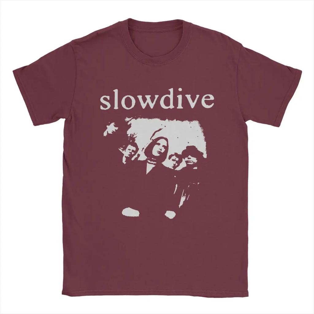 Men Slowdive T Shirt Cotton Clothing Leisure Short Sleeve Round Neck Tees