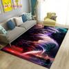 3D Dream Natural Tornado Cloud Area Teppich, Teppichteppich für Wohnzimmer, Schlafzimmer, Sofa, Fußmatte, Dekoration, Kinder spielen, rutschfeste Bodenmatte