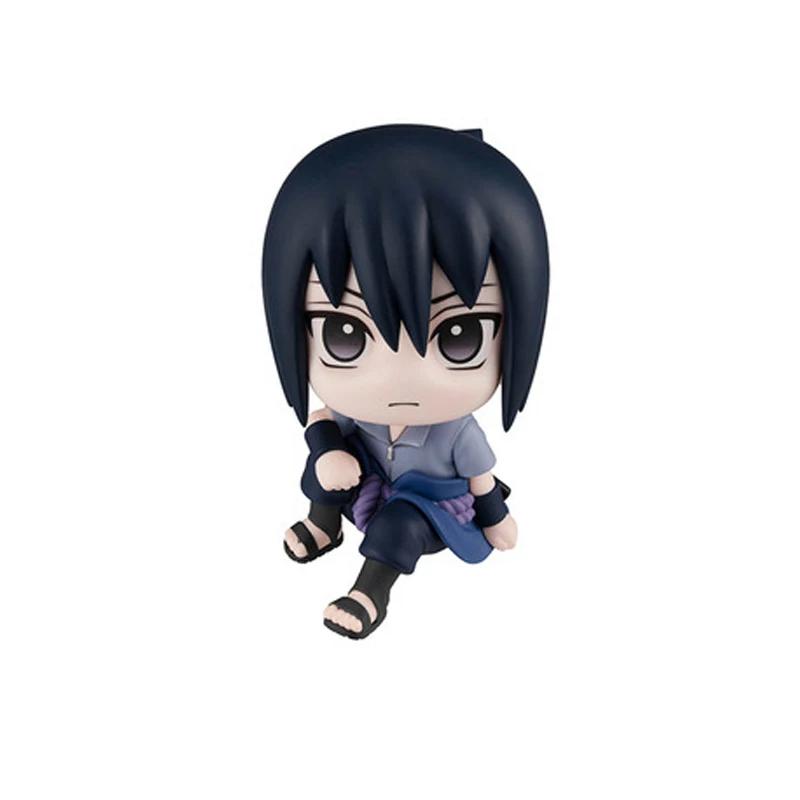 Naruto Anime Figure Toys Kakashi Action Figure Q Version Kawaii Sasuke Itachi Figurine Car Decoration Collection Model Toy