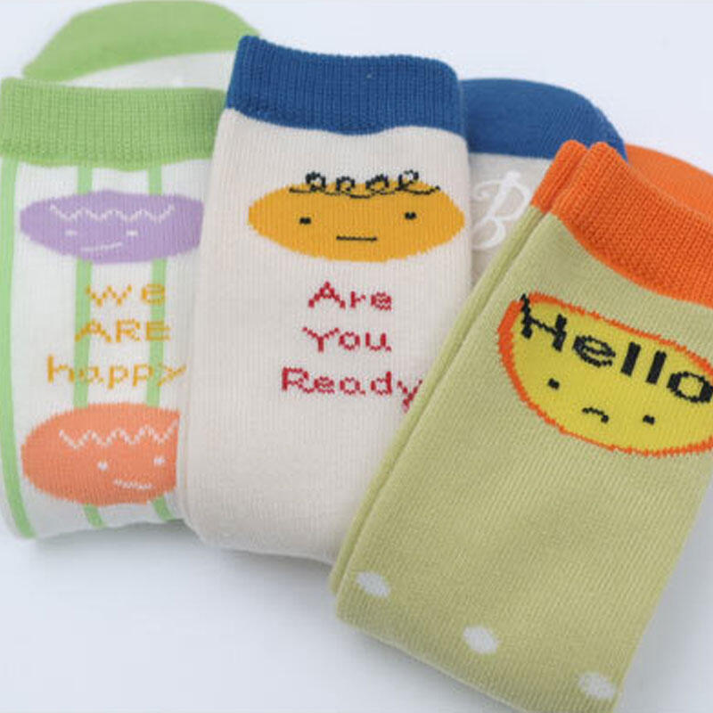 Hararoi Children s Socks Hello Color 3-pack Set No. 2 3-4 years old