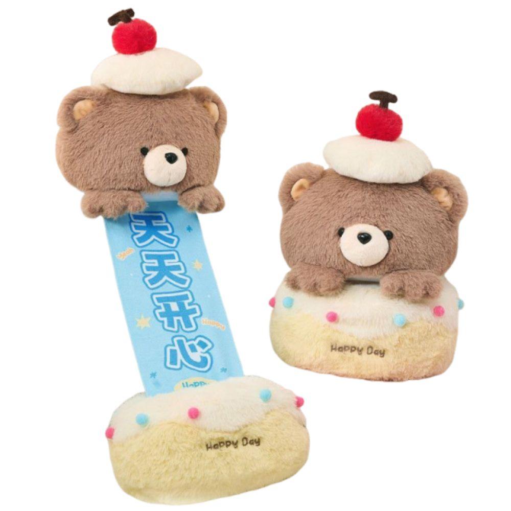 Cartoon Plush Bear Doll Creative Birthday Gifts Interactive Stuffed Animal Doll  Girls