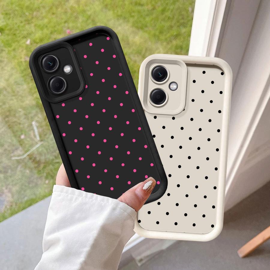 INS Polka Dot Small Fresh Phone Cover Case for Xiaomi Redmi Note 14 Pro Plus 12 11s Note 13 10 12s 11 12C 13C A1 A2 A3 A4 14C