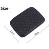 1x Car Leather Armrest Pad Trim Cover Center Console Box Cushion Accessories US