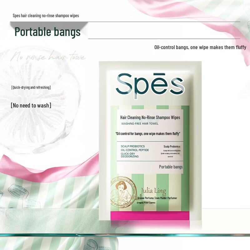 Spes Instant Dry Shampoo Wipes