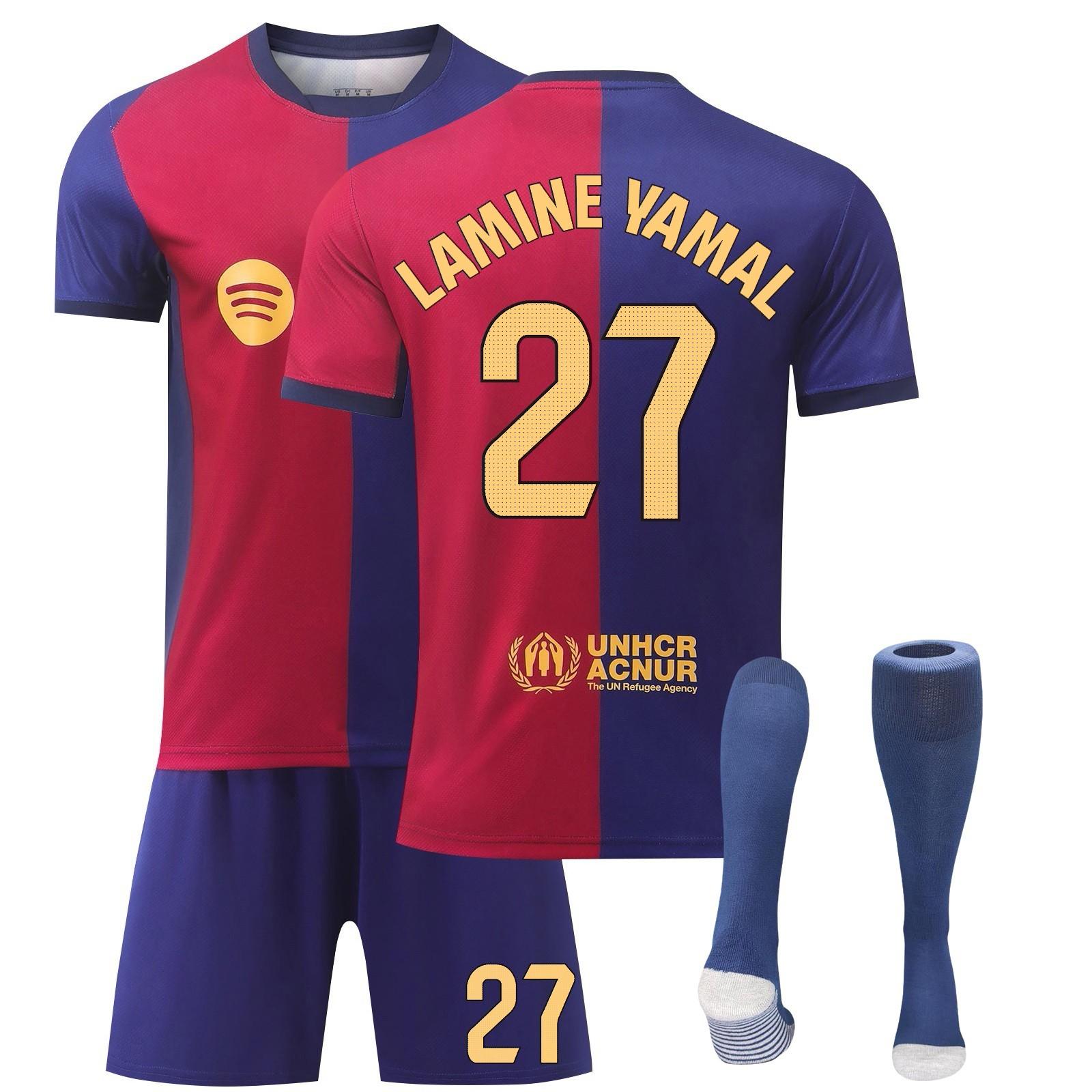 2425Maglie Barcellona Squadra Sportiva Uniforme Set Tuta da Allenamento Calcio Set 28
