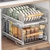Stainless Steel Pull-out Dish Drying Rack