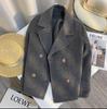 2025 High-End Double-Sided Wool Jacket with Suit Collar - Versatile Women's Fashion for Spring & Autumn