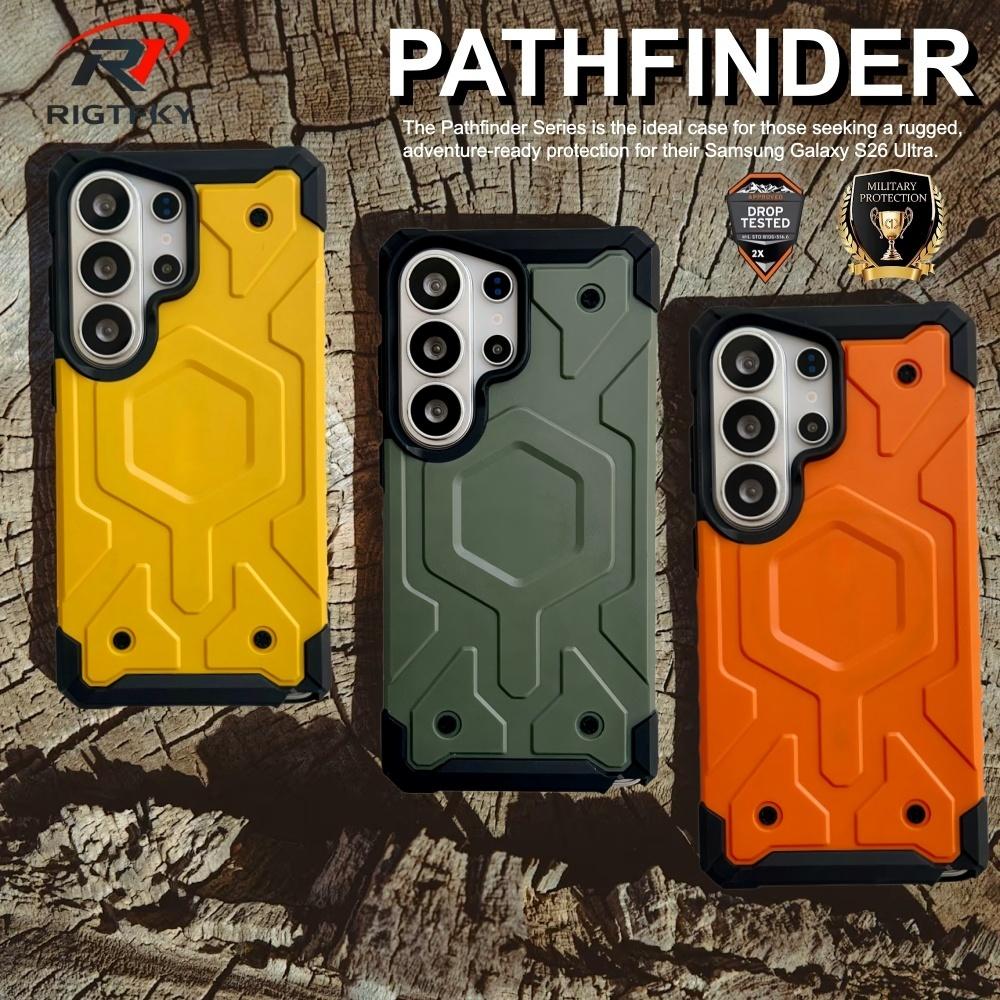 Original Military Heavy Armor Shockproof Phone Case for Samsung S26 Ultra S25 S24 S23 Plus Magnetic Rugged Protective Back Cover