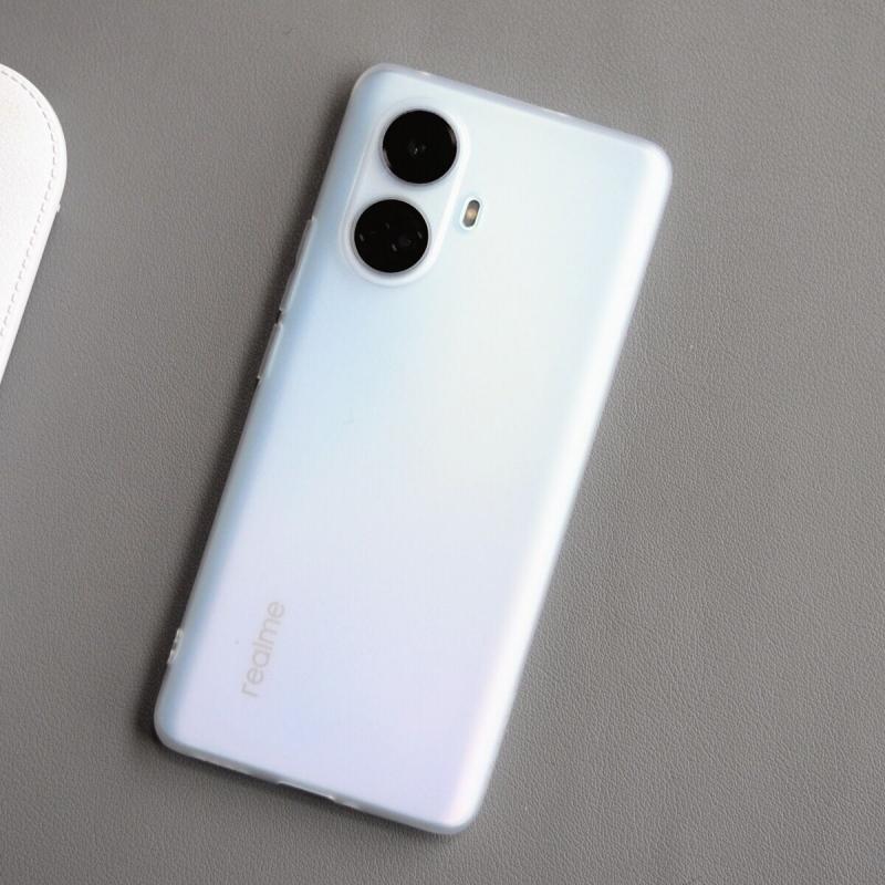 Matte Transparent Case For Realme 10 Pro Plus Slim Case Soft Silicone Simple Phone Cover For Realme 10 10Pro+ Ultra Thin Bumper