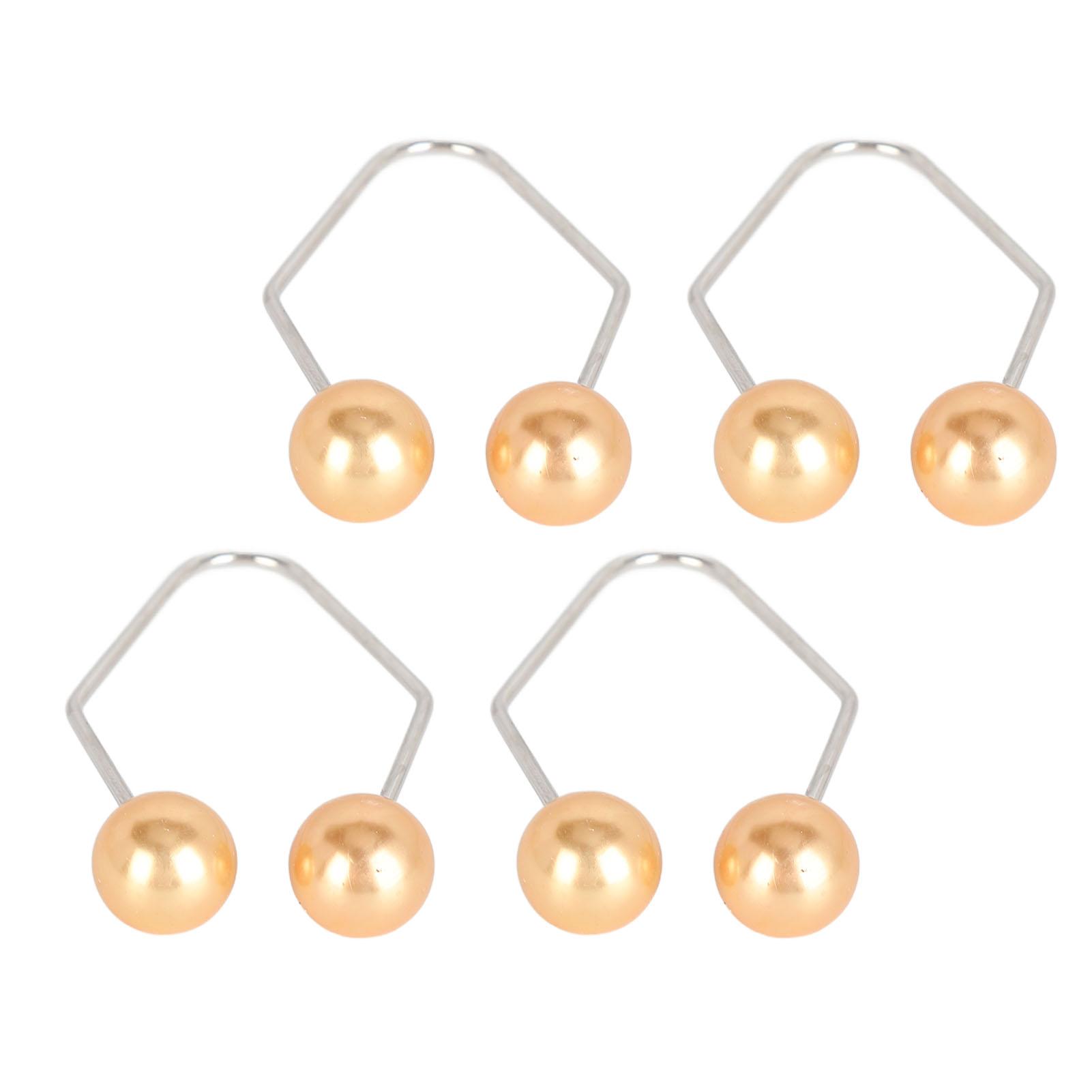 

2 пары ямочек для лица, щек, мышц, упражнений, пирсинга, бесплатная нержавеющая сталь, легко носить жёлтый