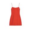 Summer New Back Bowknot Decoration Dress French Style Sling Elastic Short Dress 8186111
