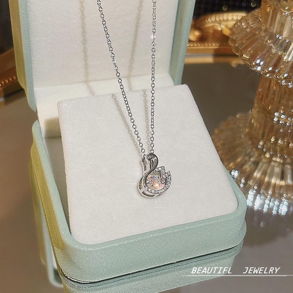 Korea's Best-Selling Clavicle Pendant Necklace - Super Fairy Titanium Steel Jewelry for Women