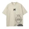 Anime Inosuke Tshirts Oversized Vintage Washed KKimetsu No Yaiba T Shirt Tanjirou Zenitsu Kyoujurou Tops Tees Man  Cotton