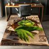 Grinch Printed Carpet Rug for Office Chair Living Room Bedroom Kitchen Room Decor Gifts