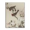 3 Vintage Oriental Bird Flower Canvas Wall Art Poster–Classic Chinese Style Floral Printing for Timeless Home Decor,Ideal Gifts