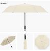 Memory Patch Three-Fold Automatic Umbrella: 8-Bone, Non-Folding, Dual-Use for Sun and Rain.