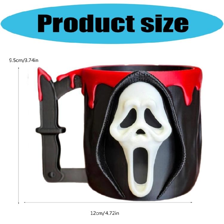 Halloween Ice Creams Container With Double Spoons Nonslip Freeze Protections Handle Parties Dessert Serving Dish