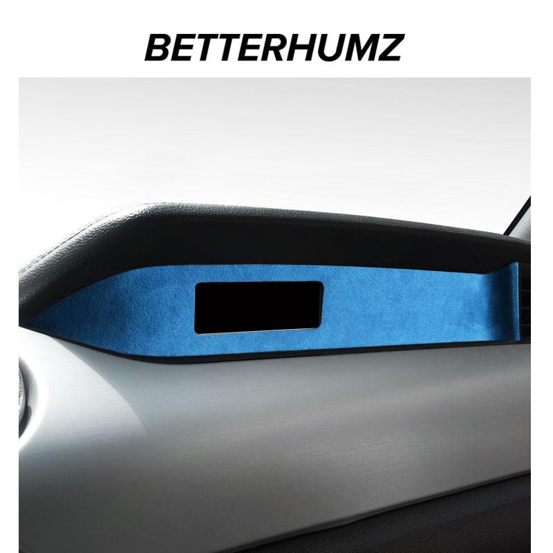 For Ford Mustang GT 2015-2025 Made of Alcantara Co-pilot Dashboard Panel Instrument Trim Sticker Car Interior Tuning Accessories