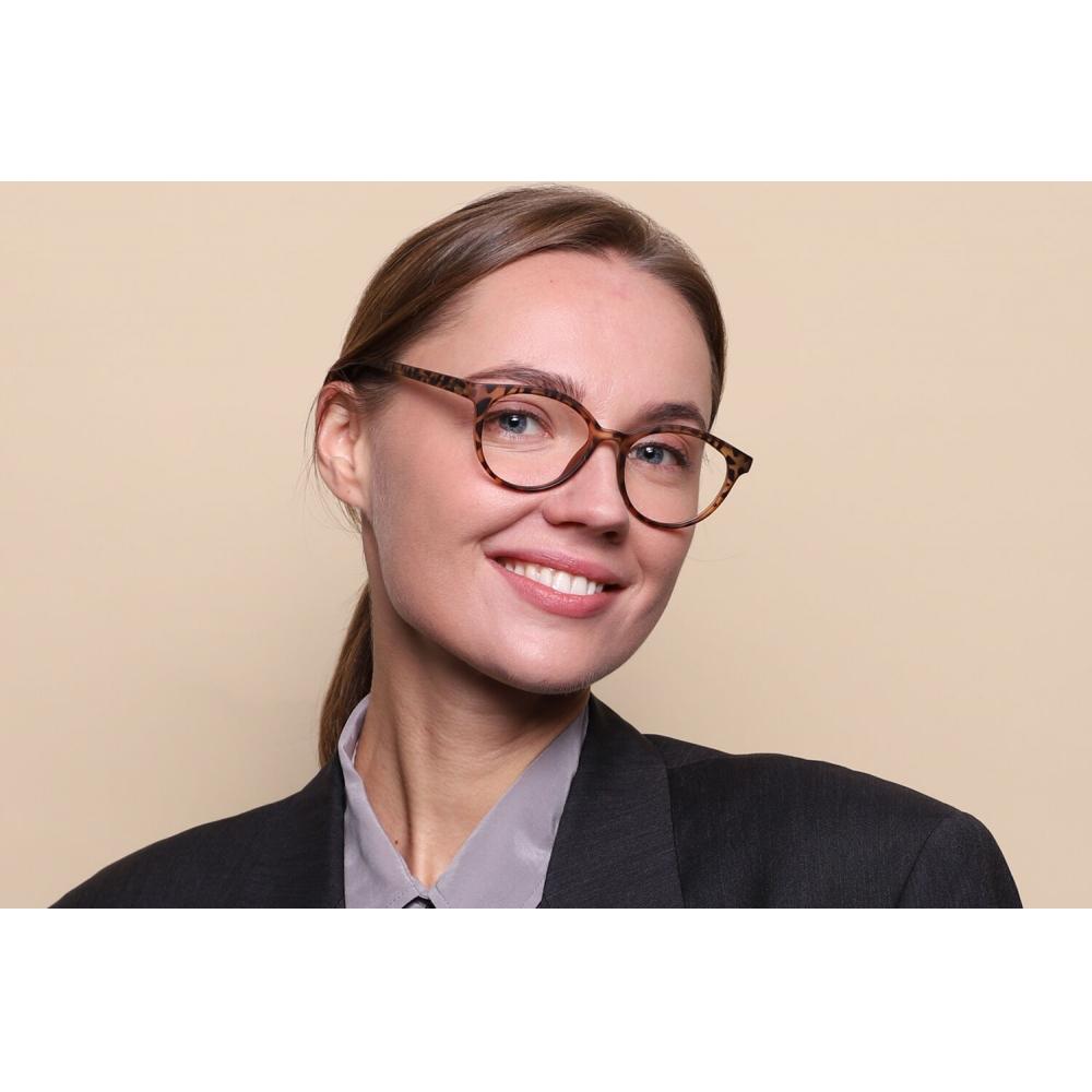 Pełna oprawka Okrągłe Żółwie Kolekcja Smartbuy Ultimo Cp140e Modne Okulary Unisex