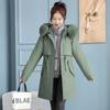 Women's winter new women's versatile long cold clothing velvet women's jacket