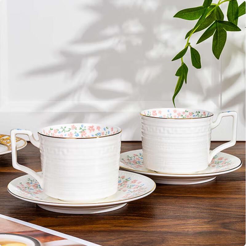 

Tangshan Porcelain Coffee Cup & Saucer Set