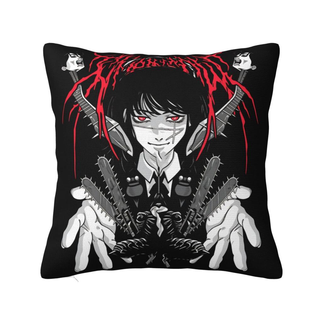 Yoru Chainsaw Man War Devil Pillow Covers Car Asa Mitaka Cushion Cover Cool Home Decoration Pillow Cover 40*40