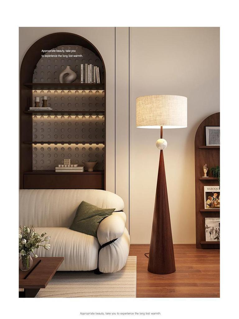 Wabi-Sabi Minimalist Floor Lamp: Modern Atmosphere Light for Living Room & Bedroom