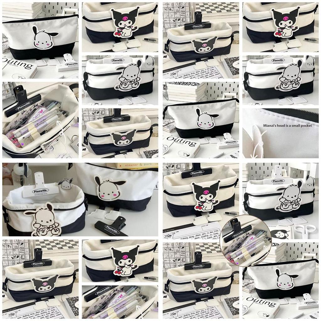 Grote Capaciteit Oxford Cartoon Pachagou En Kuroomi Etui Voor Studenten