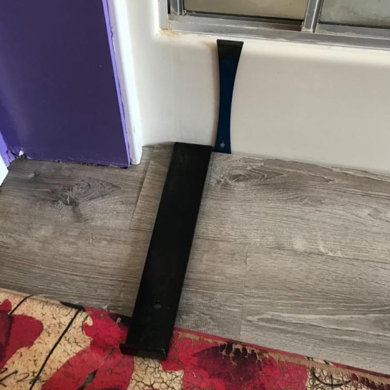 Heavy Duty Manganese Steel Flooring Pull Bar Installation Tool For Tight Space And Locking Wood Floor