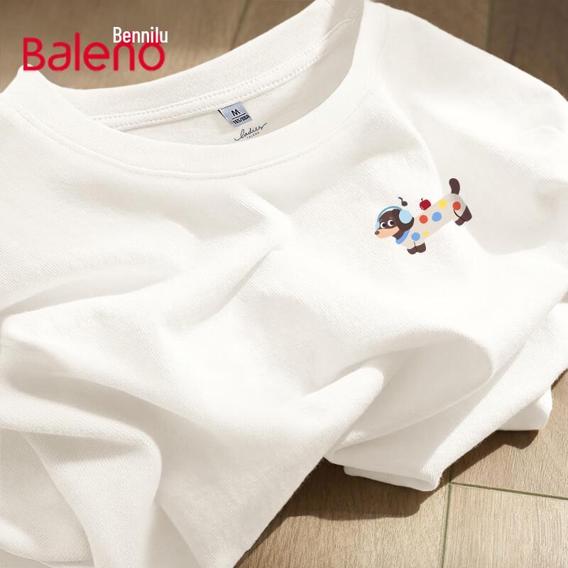 Baleno Women s Vintage Dog Print Cotton T-Shirt S