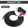 Car Door Rubber Seal Strip,Double Layer L Shape Automotive Weather Stripping,Universal Soundproofing Car Door Seal Strip Car Accessories For Car