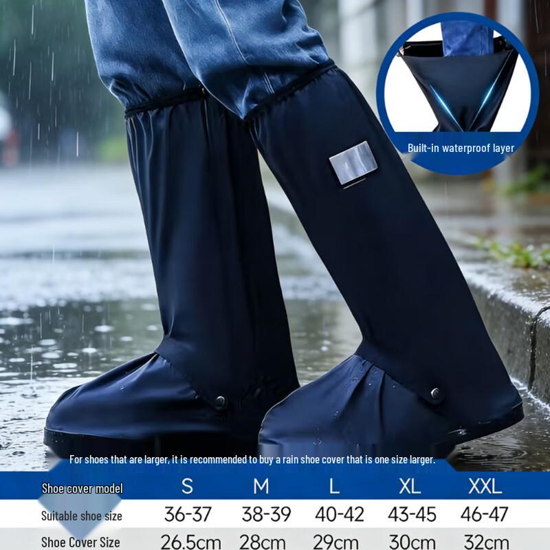 Andatong PVC Waterproof Anti-Slip Rain Boot Covers