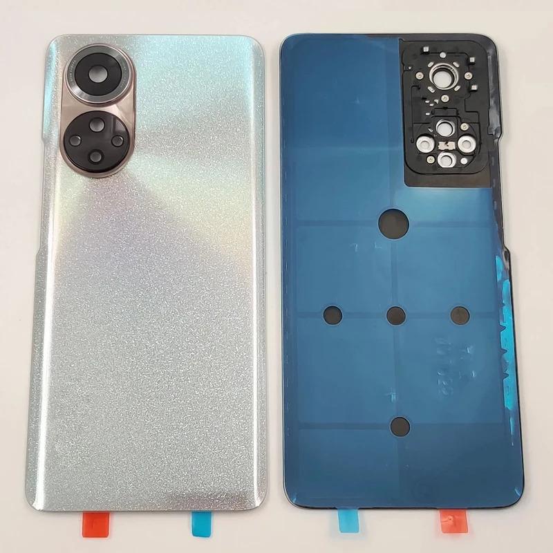 Back Cover For Huawei Honor 50 Battery Cover Back Glass Rear Back Housing With Camera Lens Replacement Parts