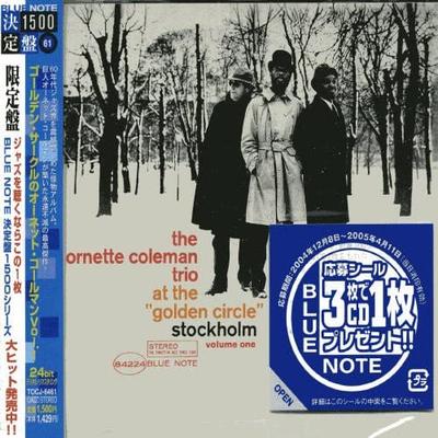 CD ORNETTE COLEMAN  Ornette Coleman  At The Golden Cir TOCJ6461 Blue Note 2004 Japan ObiJazz Used