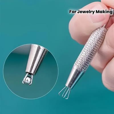 1PC Stainless Steel Four-claw Multi-function Gripper, Sponge Clip, Multi-function Special Tool for Grabbing Gemstones