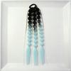 Lantern Braid Long Bubble Ponytail Wig - Fashionable Women's Street Style