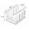 1/2pcs Belt Storage Box Household Wardrobe Belt Display Stand Plastic Transparent Silk Scarf Tie Storage Box Wardrobe Organizer