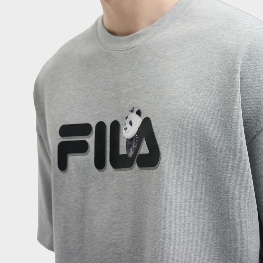New FILA HERITAGE T Shirt Unisex Cartier Heather Gray F51U538103F-MG