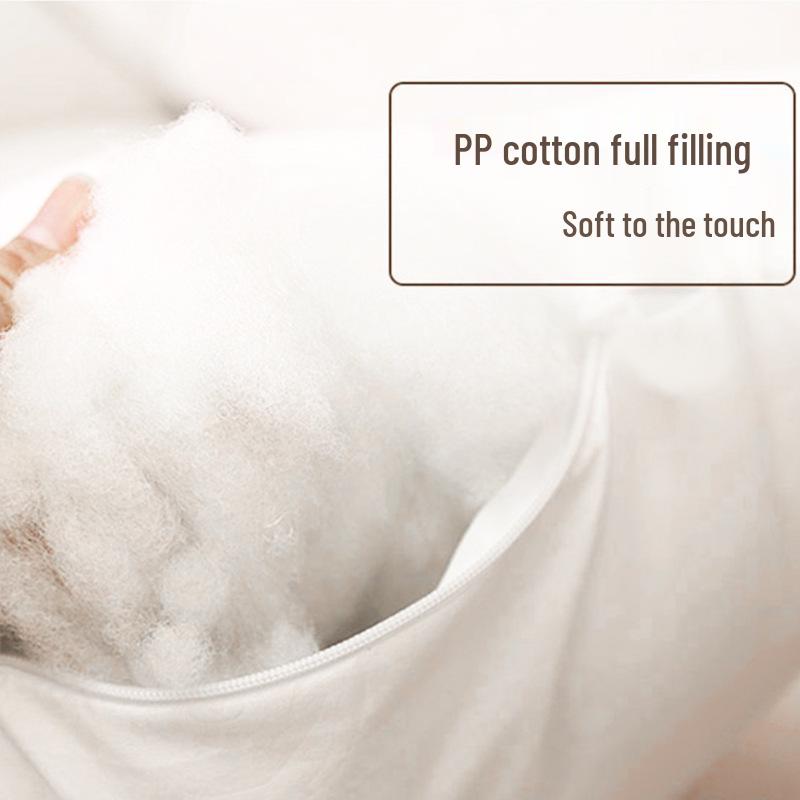 Square White Cotton Pillow Insert for Home or Hotel