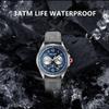 MEGIR Men Watches Luxury Quartz Wristwatch Waterproof Men's Sports Chronograph Silicone Strap Clock Relogio Masculino 2230
